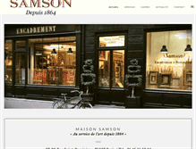 Tablet Screenshot of maisonsamson.com
